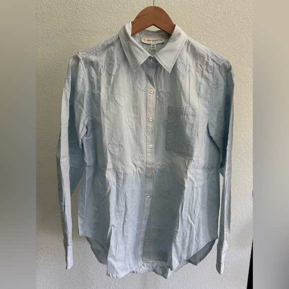Kerri Rosenthal | 🩵Mia Shirt Heart Appliqué 🩵NWT - Picture 2 of 12